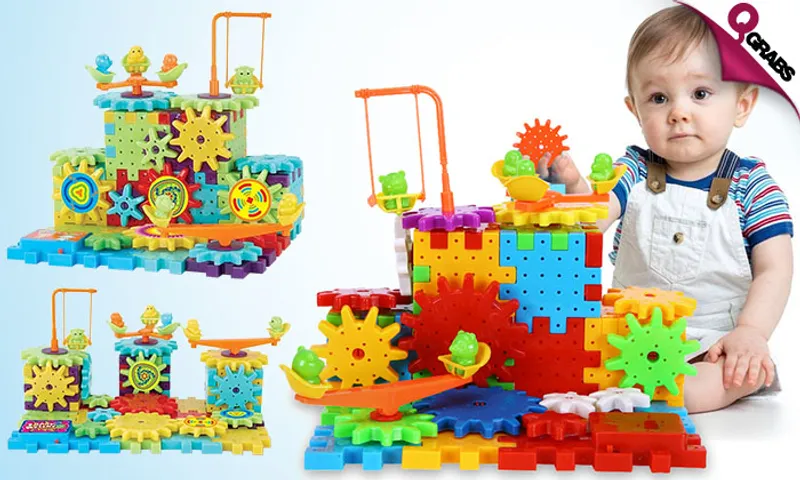 81-Piece Funny Bricks for Kids!